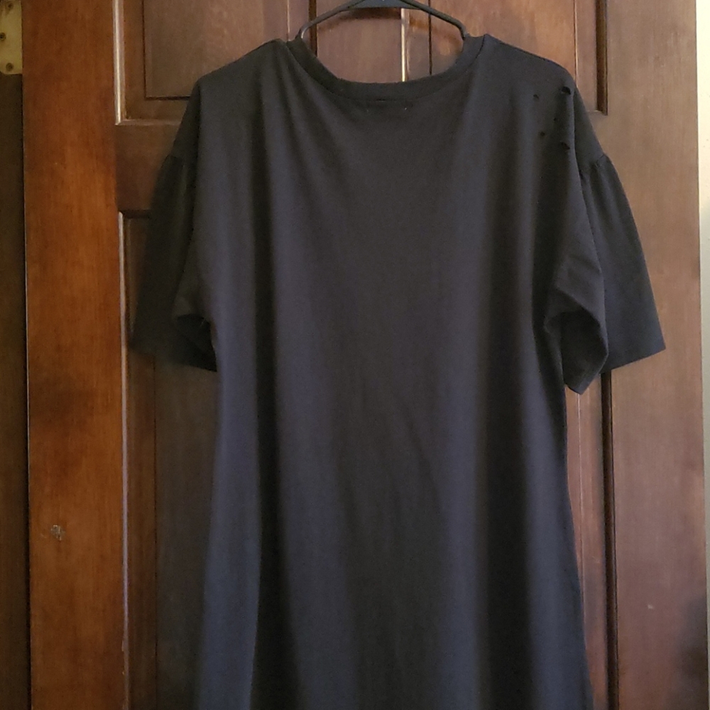 Abound Black Distressed Midi XXL Nwot - Picture 6 of 8
